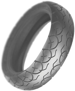Shinko SR568 Series Tire - Rear - 130/70-13 , Position: Rear, Tire Size: 130/70-13, Rim Size: 13, Tire Ply: 4, Speed Rating: P, Load Rating: 63, Tire Type: Scooter/Moped XF87-4502