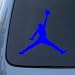 MICHAEL JORDAN AIR - Vinyl Car Decal Sticker #A1624 | Vinyl Color: Blue
