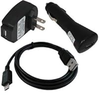 3-in-1 Synch & Charge USB Travel Kit for Samsung Epic 4G