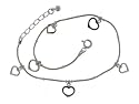 ZEEme Damenfußkette 925/- Sterling Silber 24+2cm 296200024Z