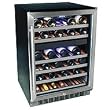 New EdgeStar 46 Btl Built-In Dual Zone Wine Cooler