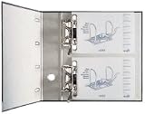 Leitz 1092-00-00 Ordner 2 x A5quer 285x318 mm für:2xA5 quer schwarz