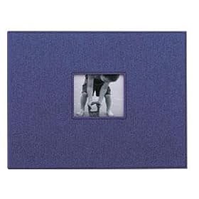 'Amlie' postbound indigo cloth album 8½ x11 by Kolo - 8.5x11