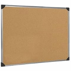 5 Star 915609 Wandtafeln Kork, Alurahmen 90x60cm braun Kork/Aluminium