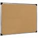 5 Star 915609 Wandtafeln Kork, Alurahmen 90x60cm braun Kork/Aluminium