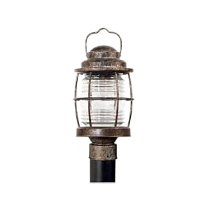 Kenroy Home 90956FL Beacon Post Lantern, Flint by 