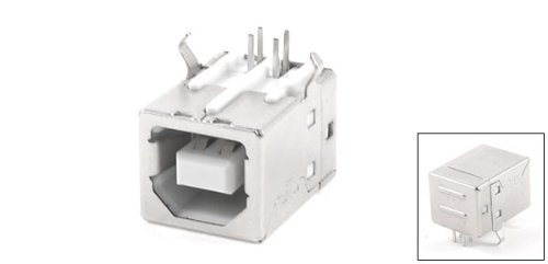 USB 2.0 Female Printer Socket to 4Pin 90 Degree Connector for Computer