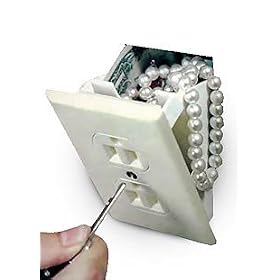 Hidden Fake Wall Outlet Safe