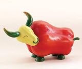 Home Grown from Enesco Pepper Bull Figurine 2.8 IN
