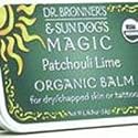 DR. BRONNER'S MAGIC SOAPS, Sun Dog's Organic Body/Tattoo Balm Patchouli Lime - .5 oz