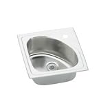 BLGRE15150 Harmony Top Mount No Holes Single Bowl Sink with No