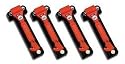 Life Hammer Original Emergency Hammer, Orange, 4-Pack