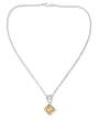 Citrine necklace, 'Sun Diamond'