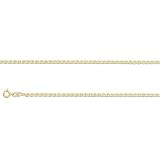 ITALY 14K GOLD CHAINS REGULAR - MARINER CONCAVE 040 - Width: 1.7mm - Length: 22