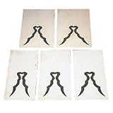 盛光 真鍮型板 隅木型板 5枚セット DUSK-1105