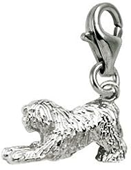Rembrandt Charms English Sheepdog Charm with Lobster Clasp