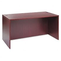 Alera Valencia Series Straight Front Desk Shell, 65W X 29-1/2D X 29-1/2H, Med Cherry