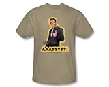Happy Days the Fonz T-shirt - Aaayyyyy Fonzie Adult Cream Color Tee