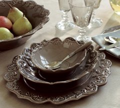 Loule Gris 6 Place Dinner Set