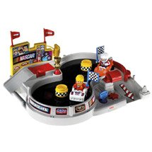 Click here to buy Fisher-price Little People Nascar Raceway.