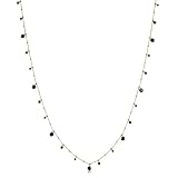 Liz Palacios Piedras Jet Swarovski Crystal Nec