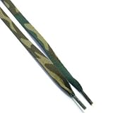ARMY GREEN CAMOUFLAGE boot shoe laces
