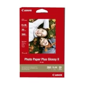 Canon Original 2311B018 PP-201 5x7 Bubble Jet Media Photo Paper 5x7 (20 Sheets)