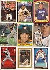 40 Different Houston Astros Baseball Cards from 1980-1989 - Shipped in Protective Display Album!
