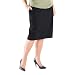 Women's Plus Size Mossimo® Black: Pencil Skirt-Ebony