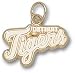 Detroit Tigers Solid 14K Gold ''DETROIT TIGERS'' 7/16'' Pendant