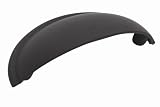 Amerock Allison BP53019-FB Metal Finishes Cup Pull, Flat Black
