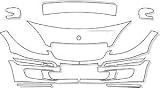 3M Lackschutz Folie Frontschutzset transparent incl. Ladekante (Mercedes A-Klasse ab 9/2004)