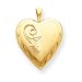 Genuine IceCarats Designer Jewelry Gift 10K Black Hills Gold 14K Gold-Filled Heart Locket