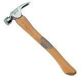 Dalluge Tools 1650 16 oz Finish/Trim Hammer 14 Curved Handle Smooth Face (01650)