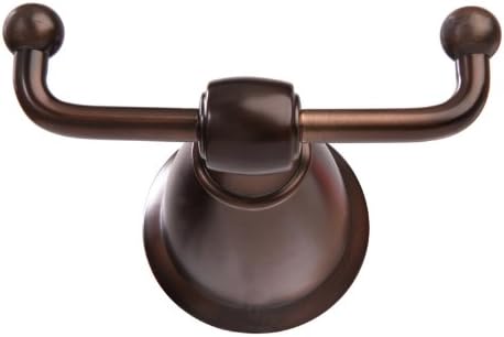 Arista Bath Products Northland Series Double Robe Hook, Oil Rubbed Bronze