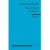 Max Frisch: Andorra. Lekt�reschl�ssel
