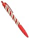 PCA SNIFTY USA Made Scented Pen, Candy Cane Design and Scent, Black Ink, 4 Pens (PSPH01-4Pack)