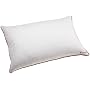 Royal Velvet Bronze 300-Thread Count Cotton Damask Check Queen White Down Pillow