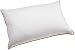 Royal Velvet Bronze 300-Thread Count Cotton Damask Check Queen White Down Pillow
