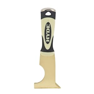 Hyde Tool 06971 2-1/2-Inch Stiff 5-In-1 Multi-Tool, Brass Hyde Tool 06971 2-1/2-Inch Stiff 5-In-1 Multi-Tool, Brass