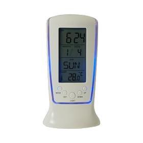 Thumbs Up UK Travel Clock with Neon Light