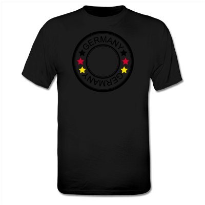Shirtcity EM Logo Deutschland Trikot Fan T-Shirt