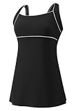 Speedo Women's Speedo Women'S Aquatic Endurance+ Piped Sheath Dress Swimsuit