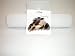 Hair Jaw Clip Charcol Black and Beige Rounded Edges
