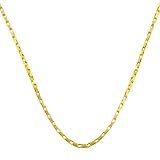 Unique 14 Karat Yellow Gold Venetian Box Chain 18 Inch