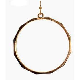 Kipepeo Gold Hoop Earrings