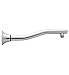 Jaclo 8074-PB Gentle Sweep and Short Drop 12" Showerarm with Escutcheon, Polished Brass