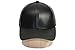 Emstate Genuine Cowhide Leather Unisex Adjustable Baseball Cap Made in USA (Purple)
