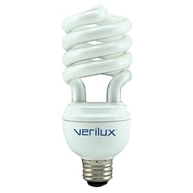 Verilux CFS3WVLX 3 Way Compact Spiral Global Cooling Natural Spectrum Fluorescent Bulbs,...