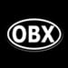 6" White OBX Outer Banks North Carolina Vinyl Decal Sticker Die Cut